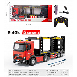 Large RC truck with a platform