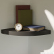 Linder Exclusiv Corner Shelf 29x29 cm Black