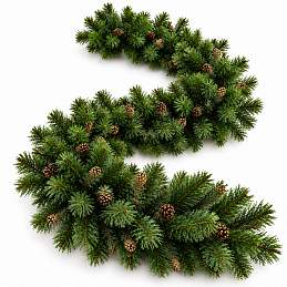 Aga Christmas Garland 270 cm with Cones