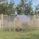 Aga Cage Run with Tarp for Chickens 2.8x3.8x1.95 m