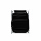 Aga 2x Garden Reclining Lounger with Canopy Black