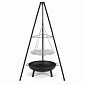 Aga 3-in-1 Hanging Garden Grill with Fire Pit on a Tripod