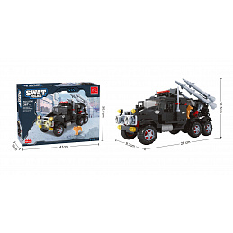 Police Vehicle Building Set 367pcs.