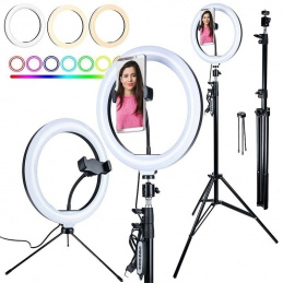 G12B LED RGB RING LIGHT TRIPOD