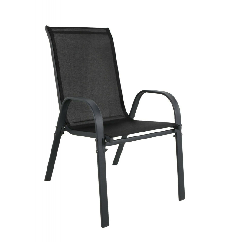 Linder Exclusiv Garden armchair STAPEL MC330880 Black