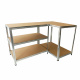 Linder Exclusiv Metal Shelf 180x100x60 cm 5 Shelves