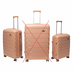 Aga Travel Set of Travel Suitcases Powder Pink, size M + S, 6CZ017 - SECOND QUALITY