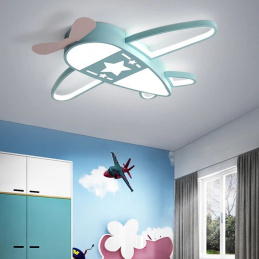 Ceiling LED light for children's room dimmable LUMELA + remote control airplane