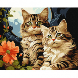 Painting by numbers 40x50 cm KHO6574 Magical Kittens AP0112 universal