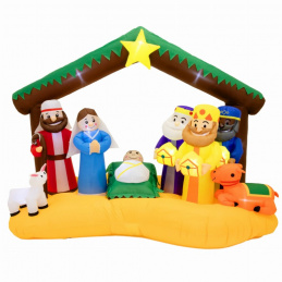 Inflatable Christmas nativity scene decoration
