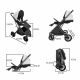 Aga Sports Stroller Black/Pink