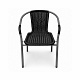 Aga Garden Chair RATAN Gray/Black