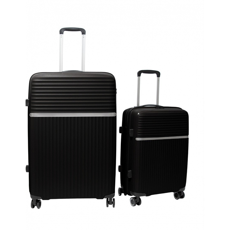 Aga Travel Set of Suitcases MR4679 Black L+S - II. QUALITY