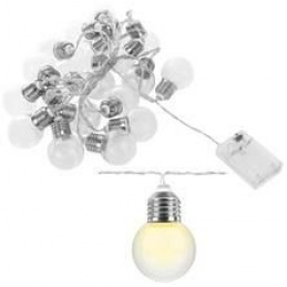 LED light chain bulbs warm white 20pcs ISO 8623
