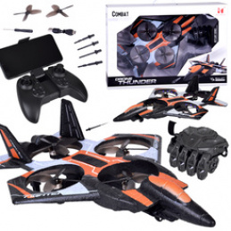 Shooting DRONE Combat - remote control with glove and universal RC0750 controller