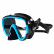 Aga Diving Set Mask and Snorkel M8+S6 Black/Blue