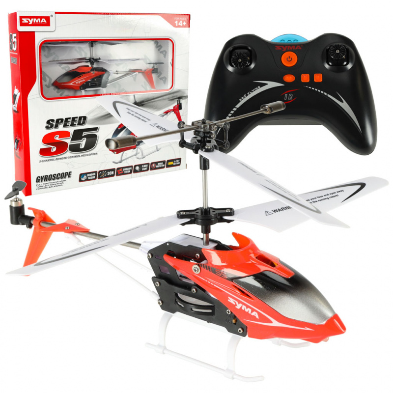 Syma RC Helicopter Syma S5 3CH Red