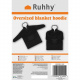 XXL sweatshirt - blanket Black ISO