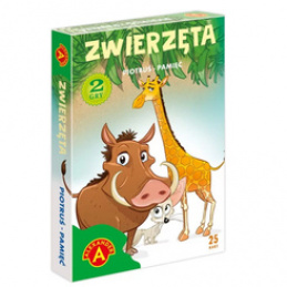 Alexander Card Memory Game Piotruś Cards - Animals GR0808 Universal