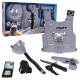 Children's Pilot Set for Kids 3+ Interactive Gun + Adjustable Helmet + Vest with Oxygen Mask + Accessories