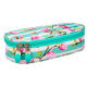 St.RIGHT School set double chamber backpack + case Flower Magnolia