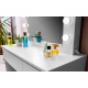 Aga Dressing Table with Mirror and Lighting Matte White