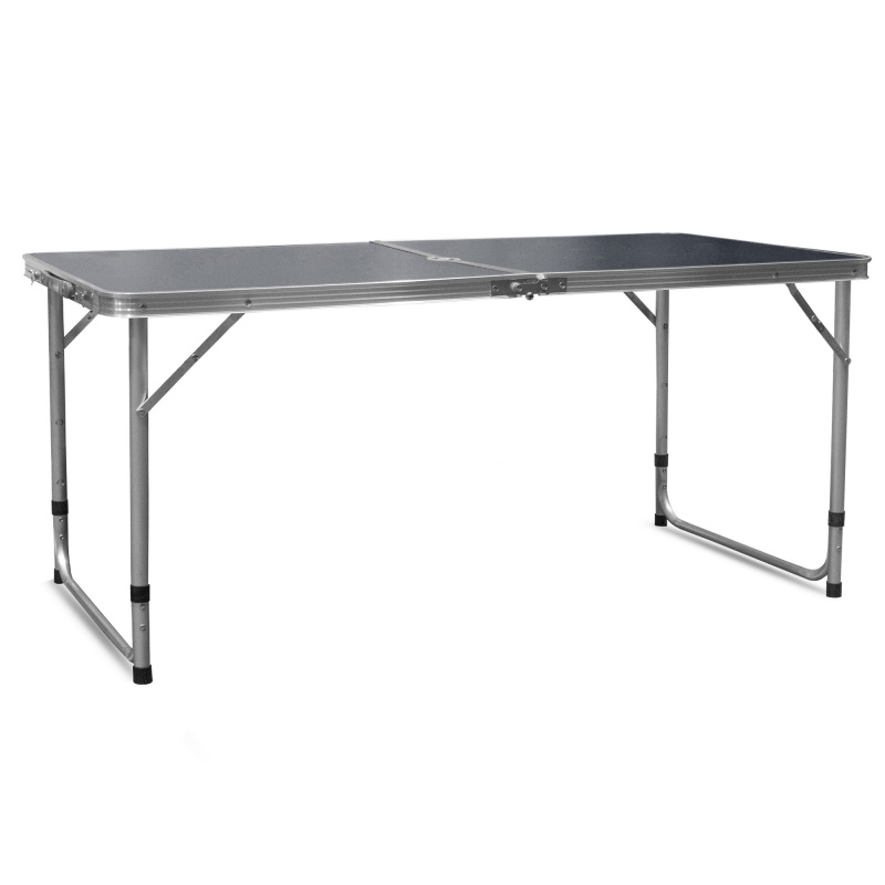 Aga Folding Camping Table 120x60x54/60/70 cm Grey