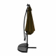 Aga Garden Parasol 300 cm Brown with LED Lighting