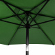Aga Tilt Garden Parasol 250 cm Dark Green