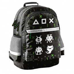 Paso School Backpack Three-Compartment Game
