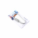 Aga Carabiner with Combination Lock 12.1x6.7 cm Silver