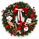 Aga Christmas LED wreath 40 cm LED5893