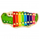 Aga Colorful wooden Xylophone for children Crocodile