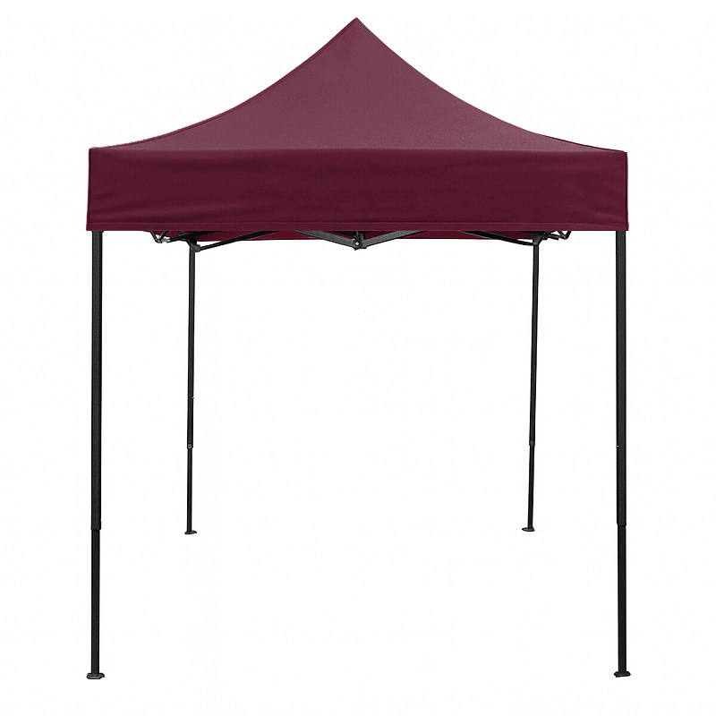 Aga Sales Stand without Sidewalls 2x2 m Dark Red