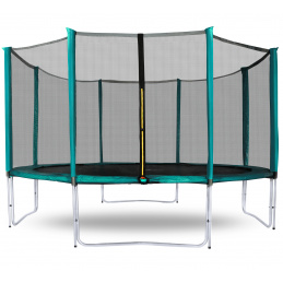 Aga SPORT PRO Trampoline 366 cm Dark Green + protective net