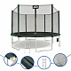 Aga SPORT PRO Trampoline 430 cm Dark Green + Safety Net + Ladder + Shoe Pocket