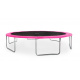 Aga SPORT PRO Trampoline 500 cm Pink + protective net + ladder + shoe pocket