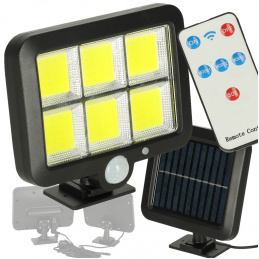 Solar lamp with motion and dusk sensor 120 LED