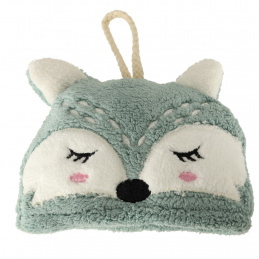 Children's towel for kindergarten 42x25cm blue fox