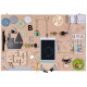 Aga Wooden Sensory Manipulative Board 75 x 50 cm