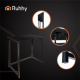 Folding wooden table black Ruhhy 26117 universal