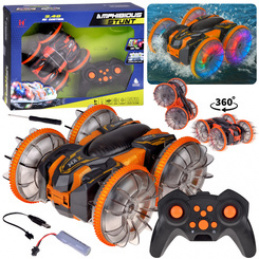 AMFIBIA 2in1 Stunt r/c Remote Controlled Car Drives Swims Lights Up RC0735 Universal