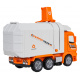Garbage truck with light and sound function orange