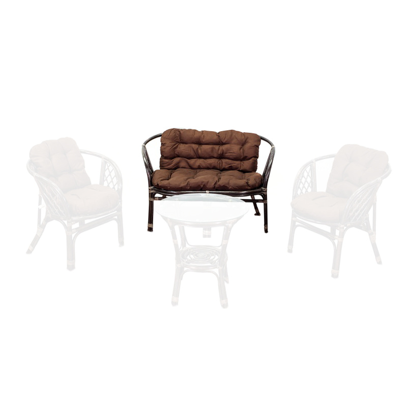 LEX double armchair BAHAMA Choco
