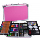 Aga Plastic Painting Set in a Case 145 pcs Pink