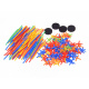 Creative construction set made of straws 238 pieces ZA3111