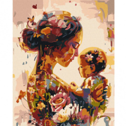 Painting by numbers on frame KHO8554 Bloom of Femininity 40x50 cm AP0119 universal