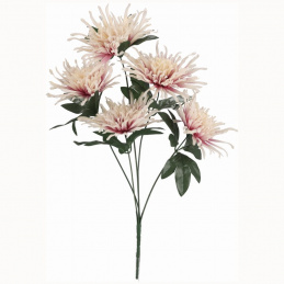 Bouquet of artificial flowers purple chrysanthemums - 62 cm