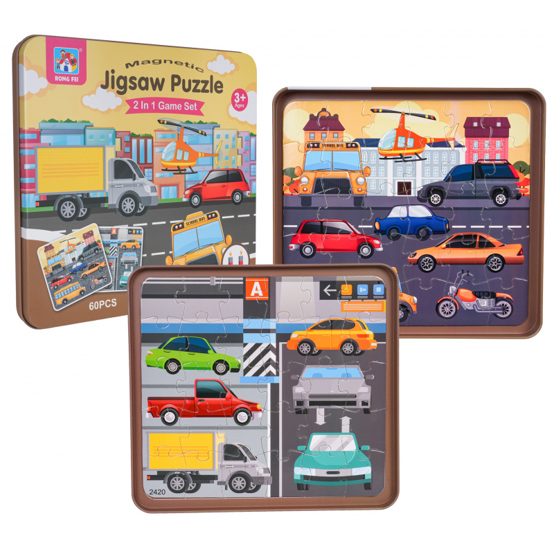 Magnetic City Puzzle Set