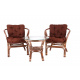 Aga Rattan set BAHAMA Choco Brown